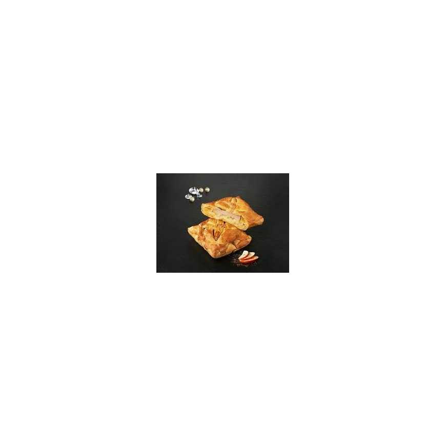 feuilleté bloc de foie gras canard pommes - 110 g