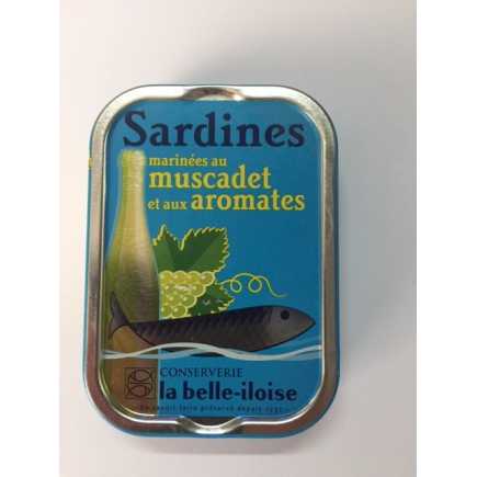 Sardines muscadet et aromates - 115 g