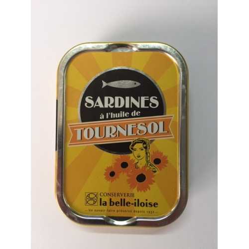 Sardines à l'huile de tournesol -115 g