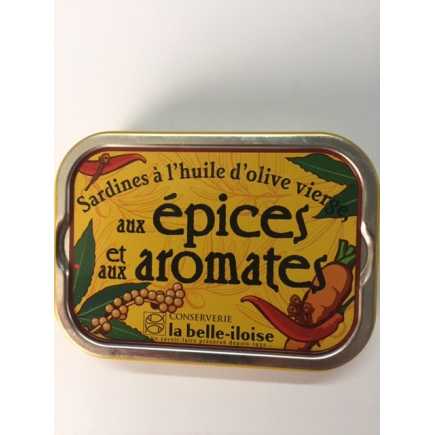 Sardines aux épices et aromates - 115 g