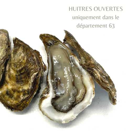 Huîtres Bretonnes OUVERTES