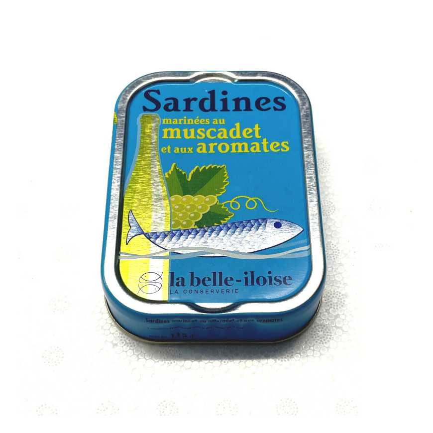 Sardines muscadet et aromates - 115 g
