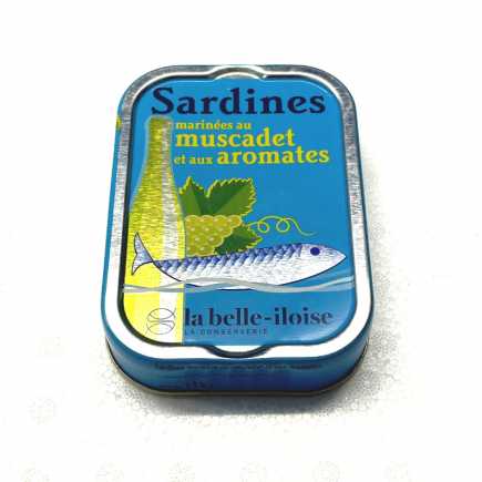 Sardines muscadet et aromates - 115 g