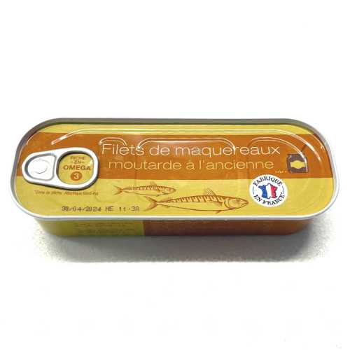 Filets maquereaux moutarde - 169 g