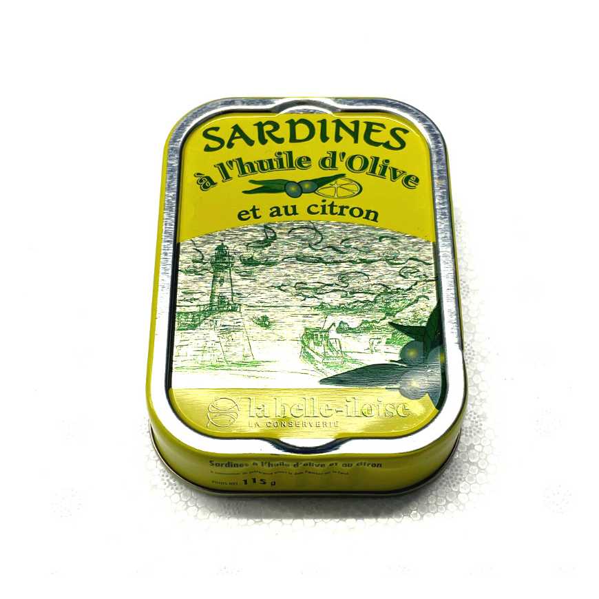 Sardines huile d'olive et citron - 115 g