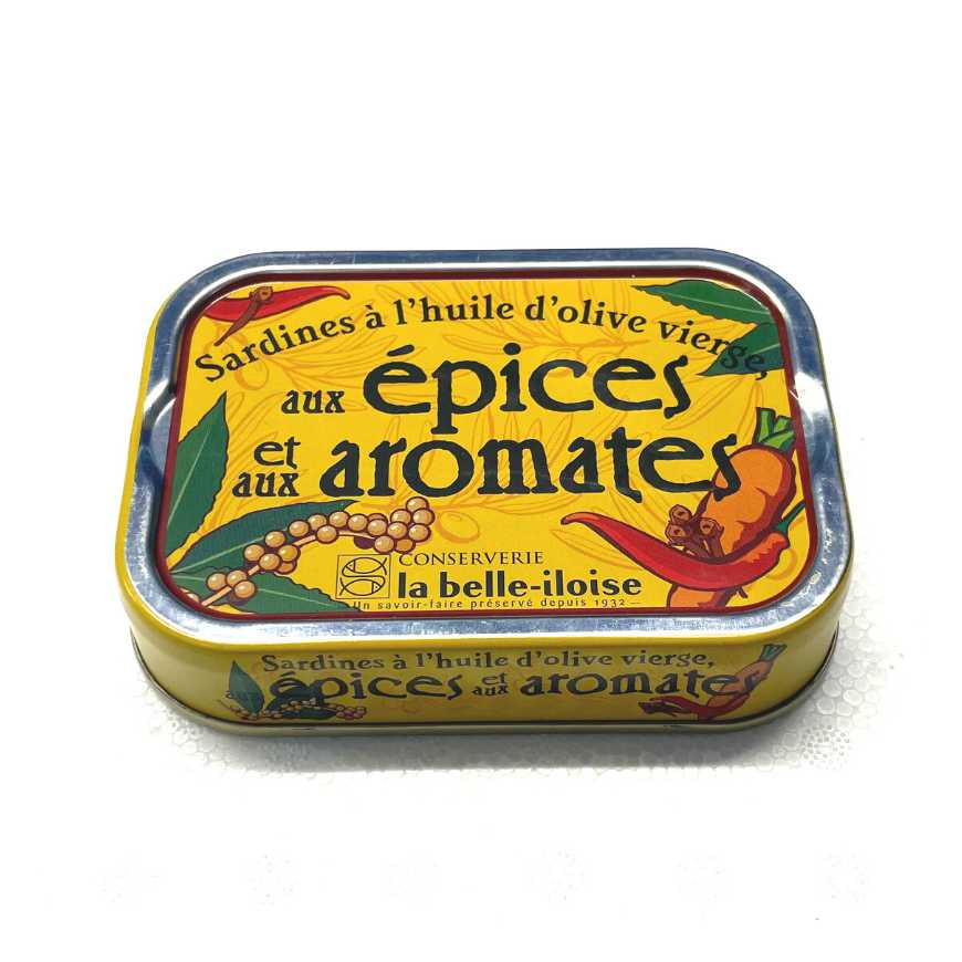 Sardines aux épices et aromates - 115 g