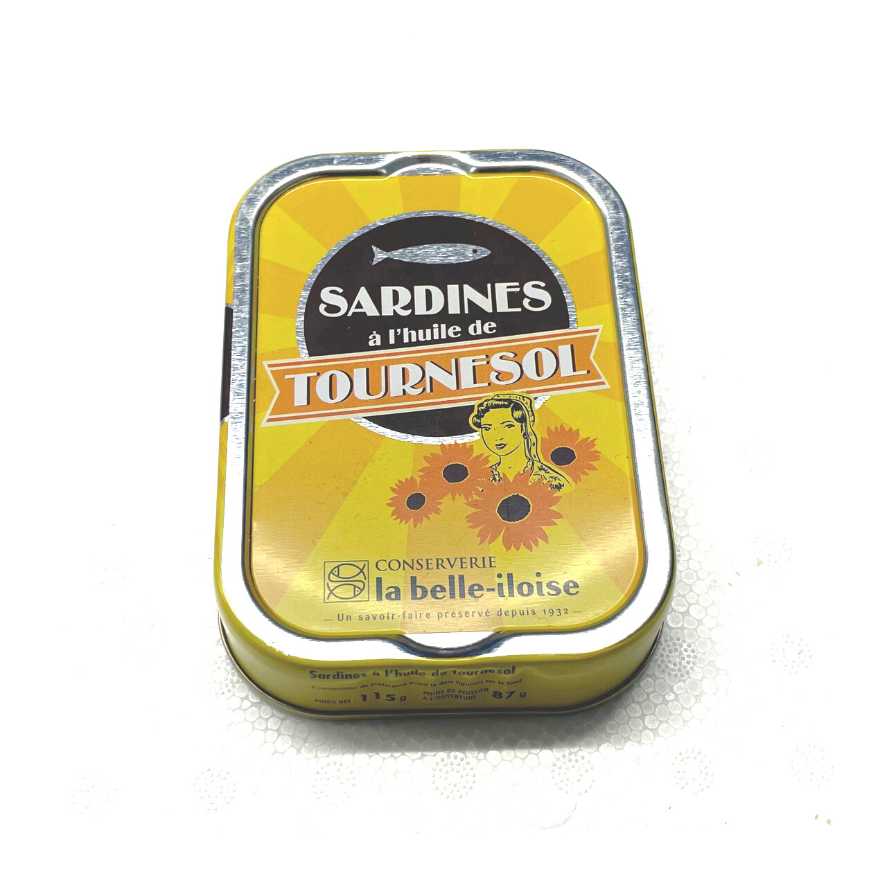Sardines à l'huile de tournesol -115 g