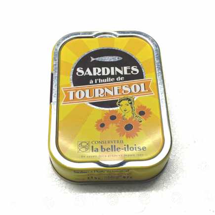 Sardines à l'huile de tournesol -115 g