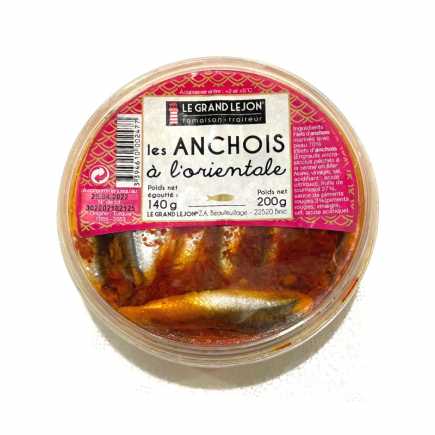 Anchois marinés à l'orientale -200 g