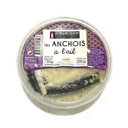 Anchois marinés à l'ail - 200g