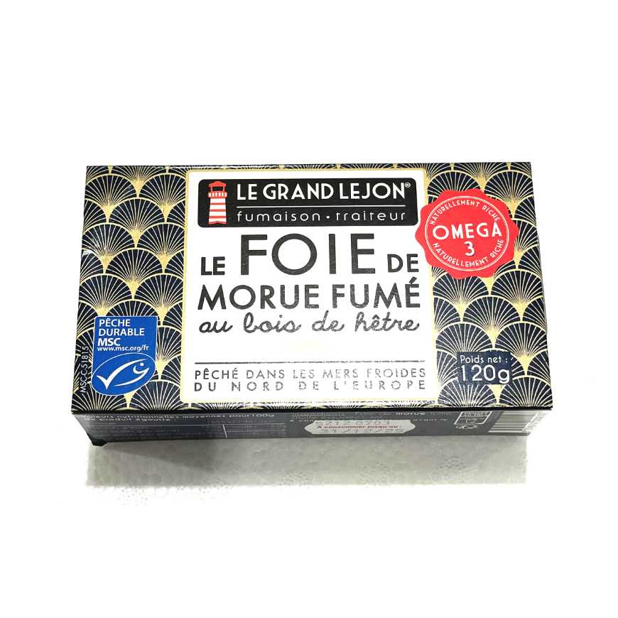 Foie de morue fumé - 120g