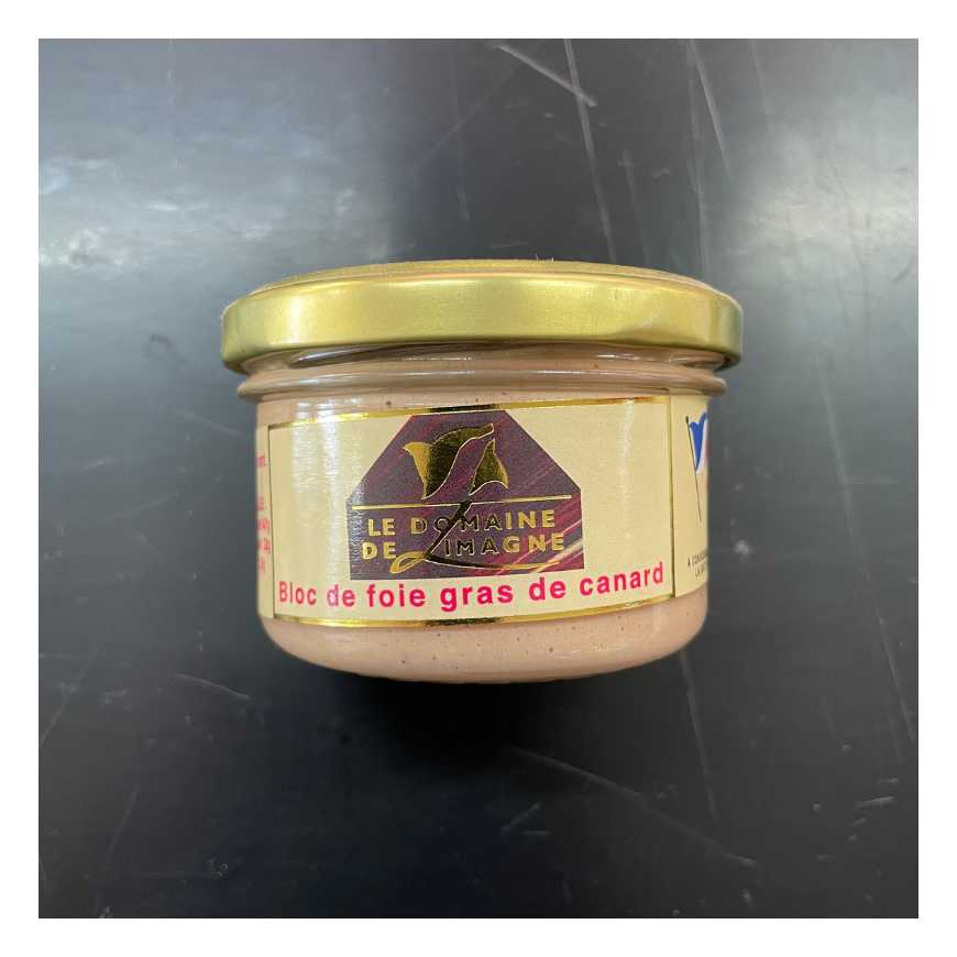 Bloc de foie gras en conserve - 80 g