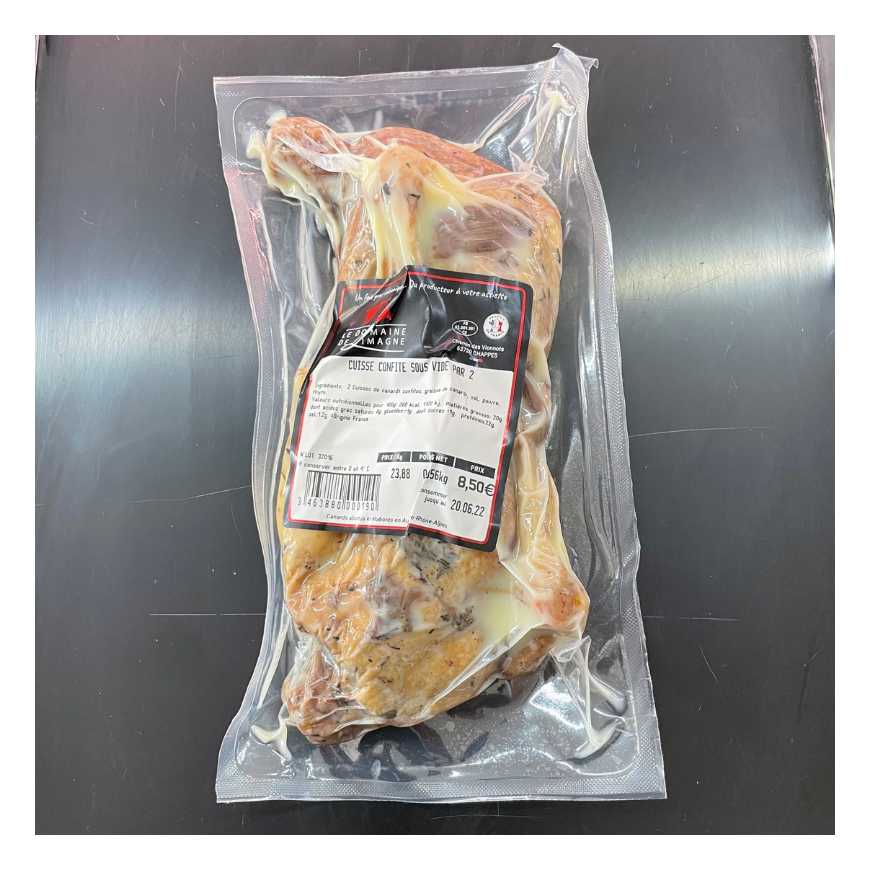 Cuisse de canard confite - Poche de 2 Pièces