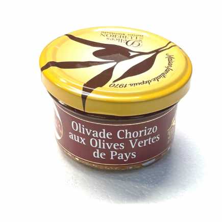 Olivade Chorizo aux olives vertes de pays