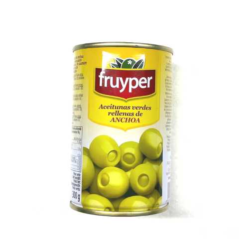 Olives vertes farcies à la pâte d'anchois