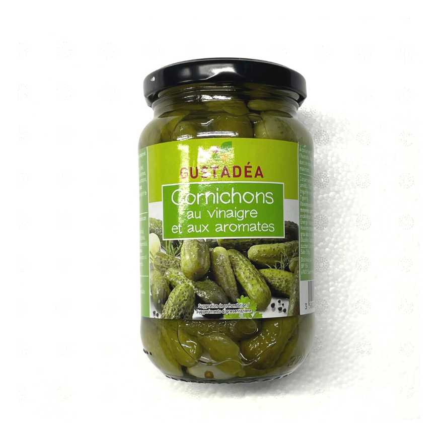 Cornichons au vinaigre et aux aromates