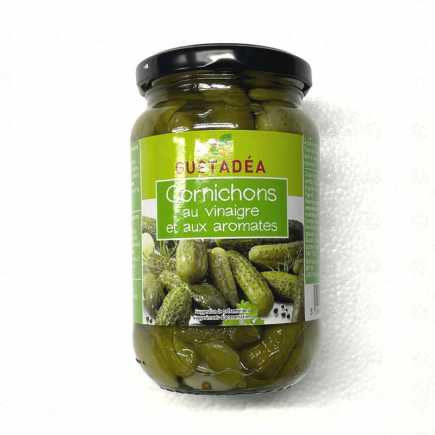 Cornichons au vinaigre et aux aromates