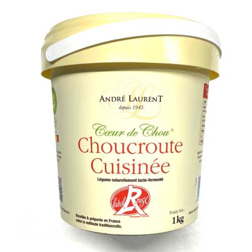 Choucroute cuite cuisinée 1 kg : orig. France, livrée fraîche