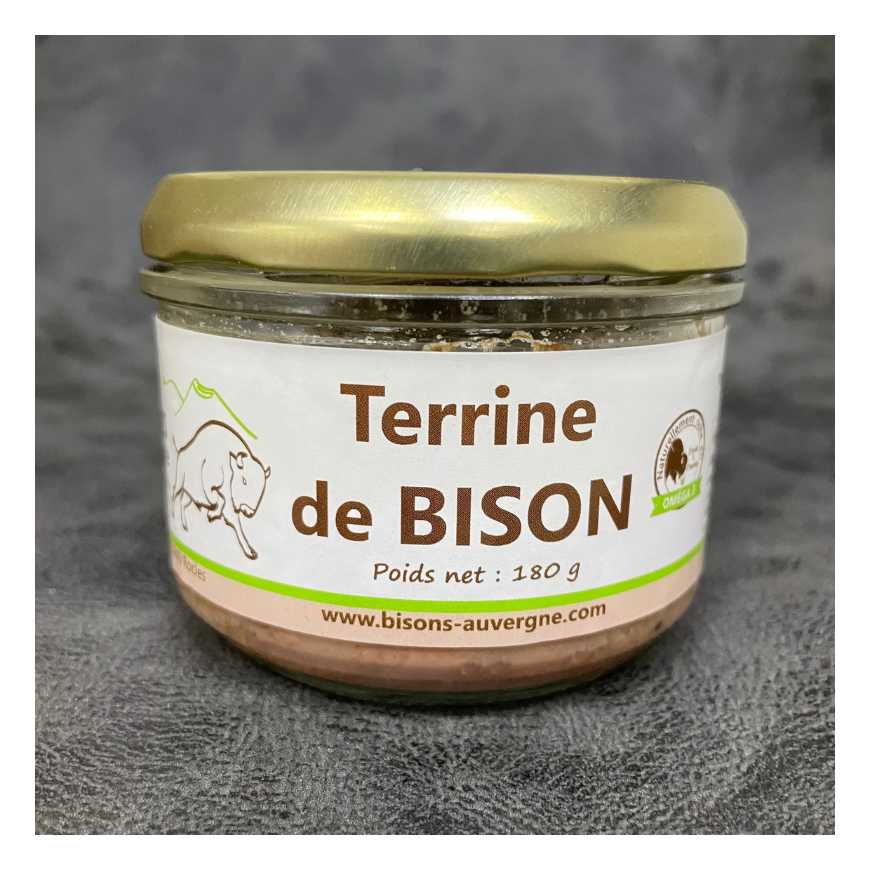 Terrine de bison - 180 g