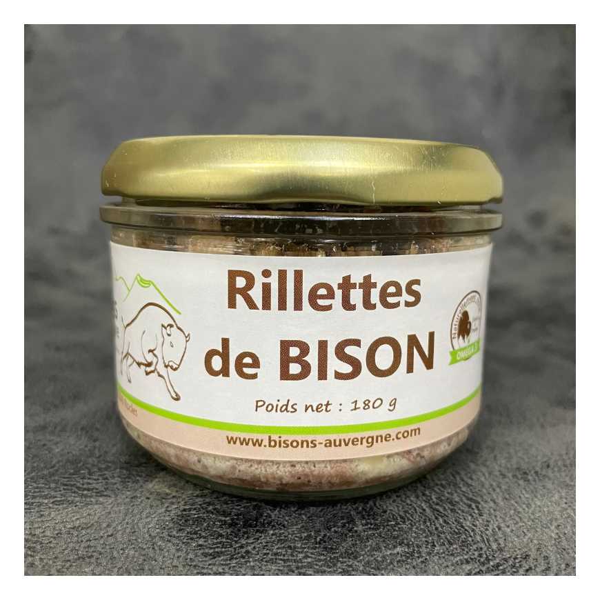 Rillettes de bison - 180 g