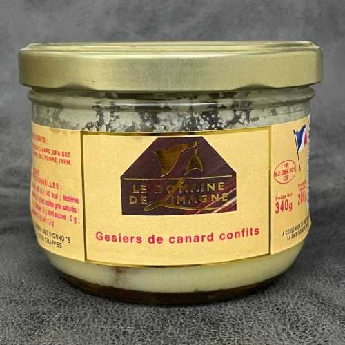 Gésiers de canard confits en conserve - 340 g