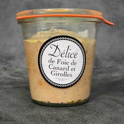 Terrine de Foie gras aux Girolles - 200 g