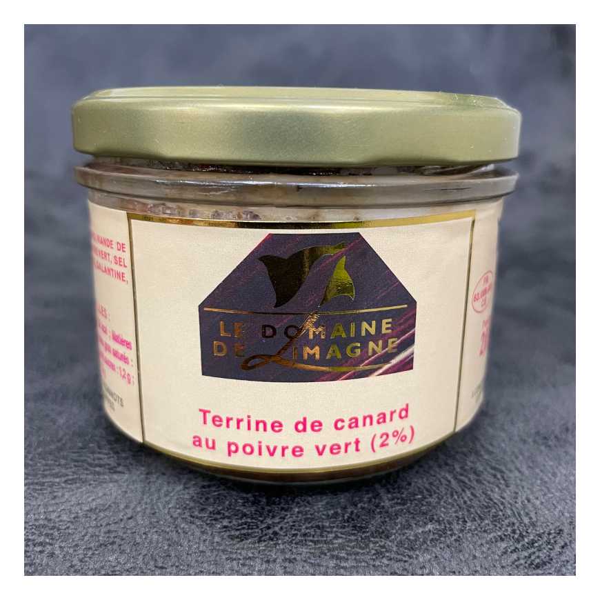 Terrine de canard au poivre vert - 200 g