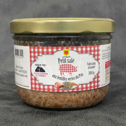 Petit salé aux lentilles vertes du puy -380 g