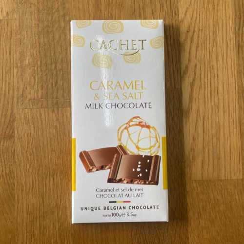 Chocolat au lait, caramel et sel de mer - 100 g