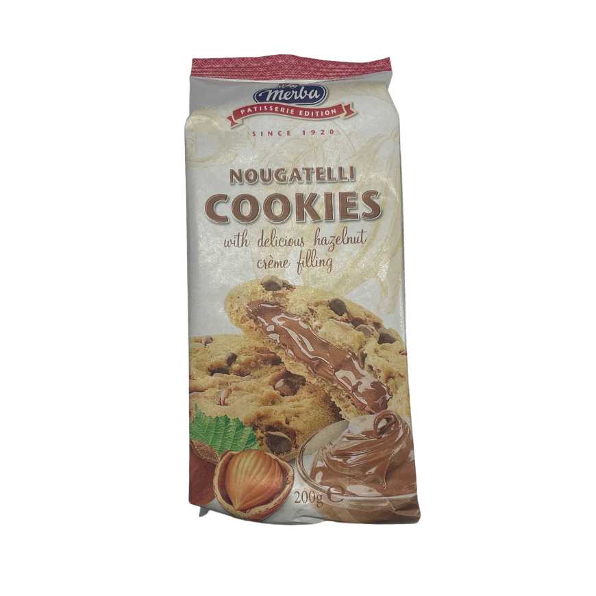 Cookies noisette fourrés au chocolat - 200 g