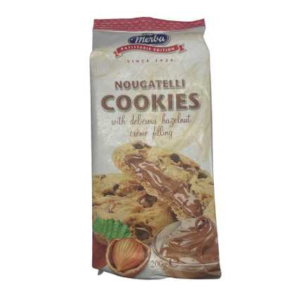 Cookies noisette fourrés au chocolat - 200 g