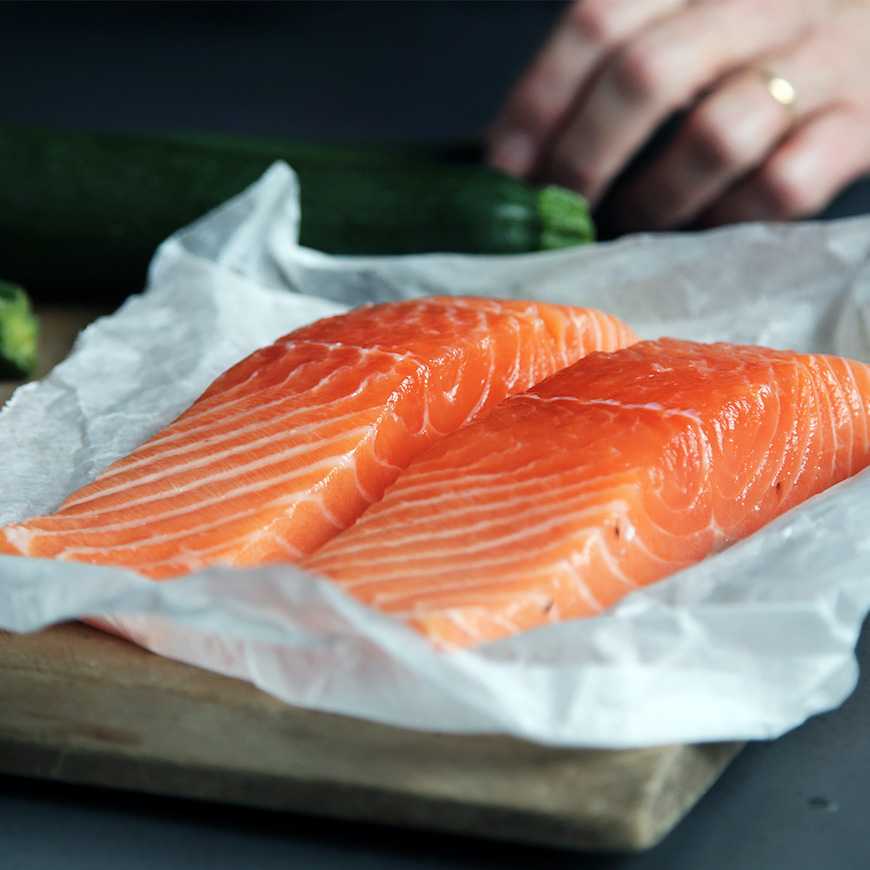 Pavés de Saumon  Poissons Frais en Livraison à Domicile