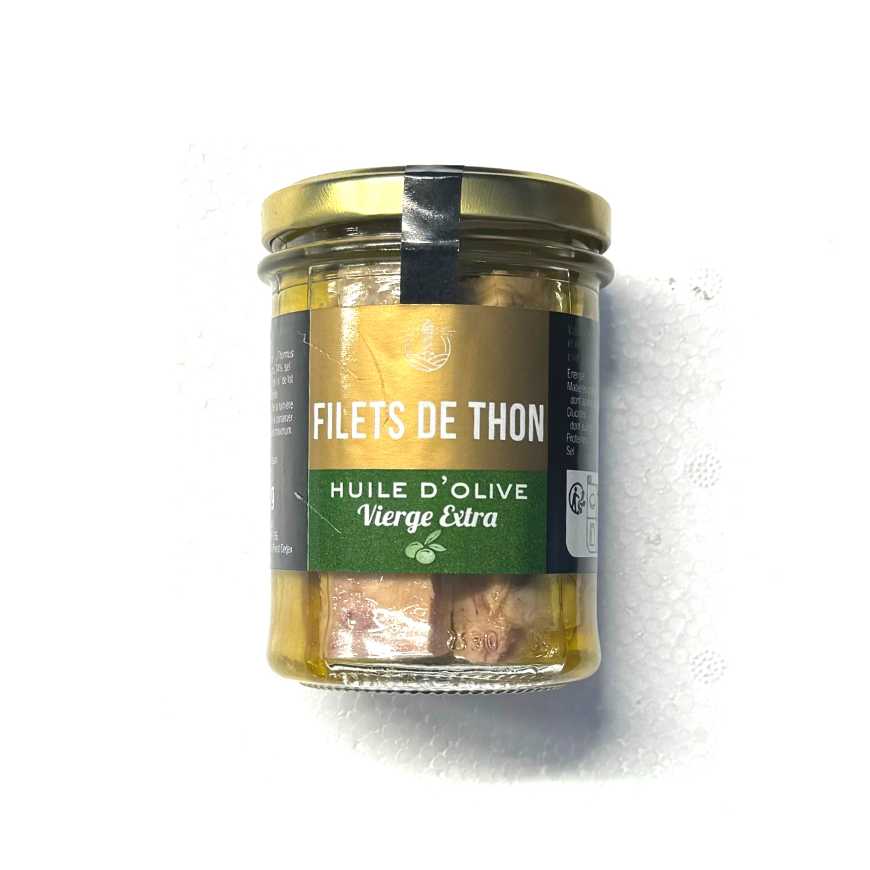 Filet de thon à l'huile d'olive.