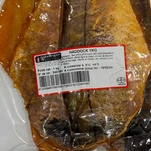 Haddock fumé - 1 kg
