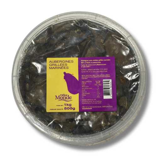 Aubergines grillées marinées - 1 kg
