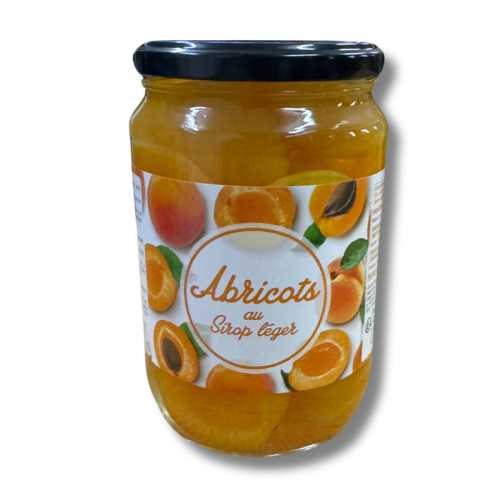 Abricots au sirop léger -...