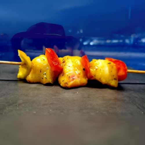 Brochette de lotte thym/citron - 1 brochette