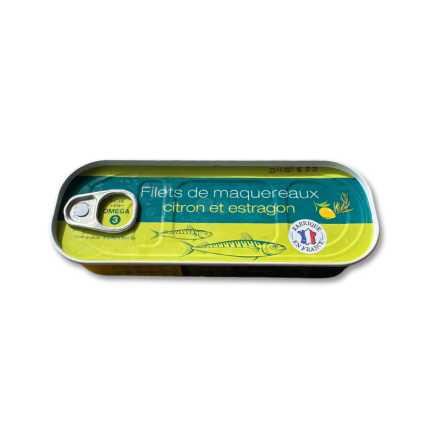 Filets de maquereaux citron et estragon - 88 g