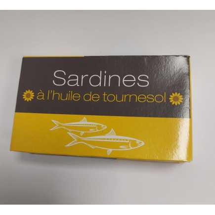 Sardines à l'huile de Tournesol - 125 g