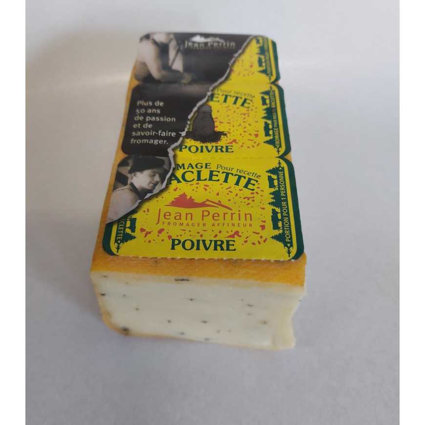 Fromage raclette poivre, lait pasteurisé - 400 g
