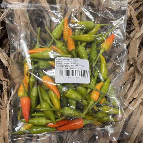 Piment oiseau - La barquette 100gr