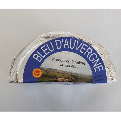 Bleu d'Auvergne lait cru  AOP  - 500 g