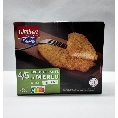 Croustillant de Merlu — Gimbert Océan Découvrez notre croustillant de merlu, préparé à partir de filets entiers de merlu et reco