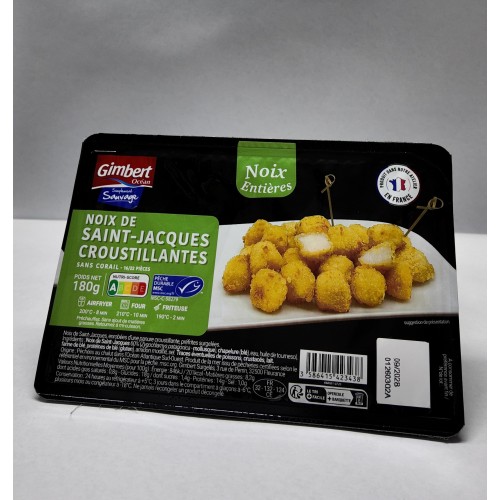 Noix de Saint-Jacques croustillantes x 180 g