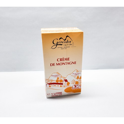 Crème liquide entière 35% – Gérentes - 1L