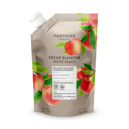 Purée PONTHIER de Fruits Pêche Blanche - 1 kg