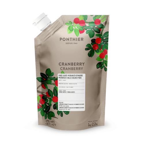 Purée PONTHIER de Fruits Cranberry - 1 kg