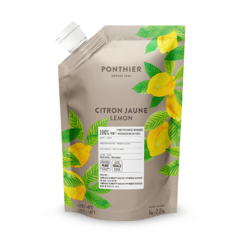 Purée PONTHIER de Fruits Citron Jaune - 1 kg