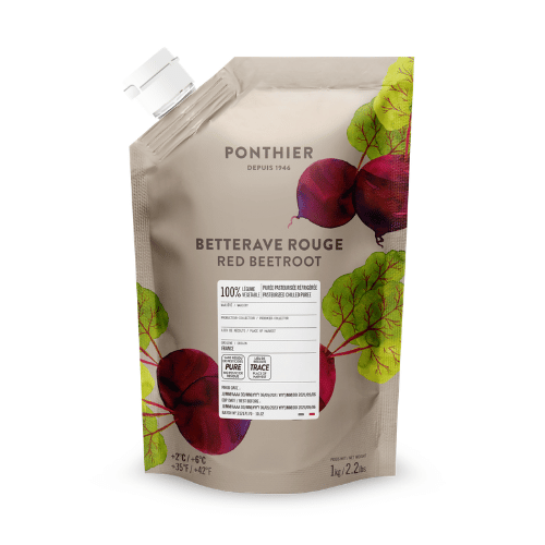 Purée PONTHIER de Fruits Betterave Rouge - 1 kg
