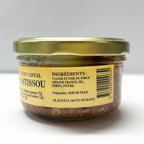 Pâté du Cantal - Pastissou - 125g